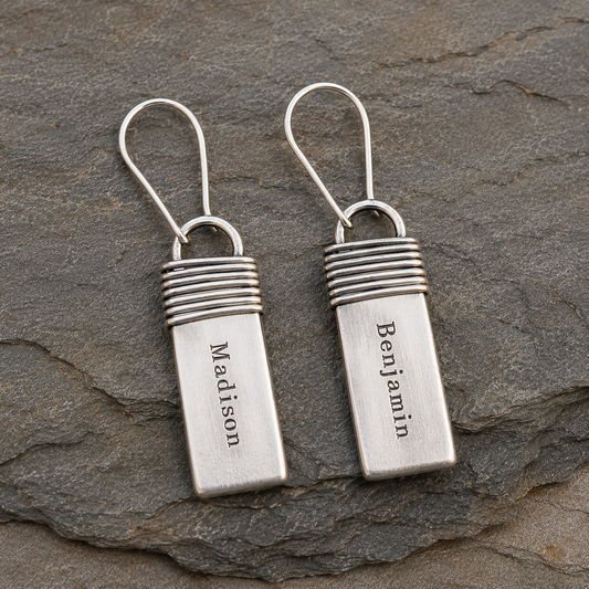 Handcrafted Sterling Silver Turquoise Earrings