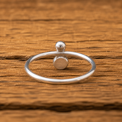 Handcrafted Pure Silver and Kingman Turquoise Ring