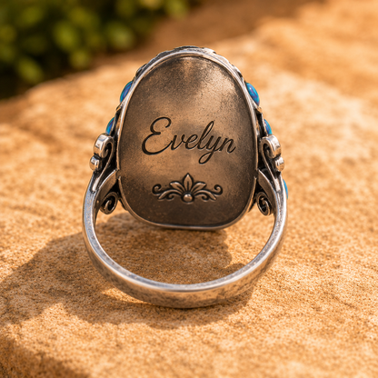 Artisan Natural Opal Statement Ring for Women