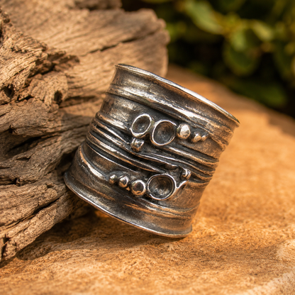 Handcrafted Vintage Sterling Silver Ring