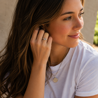 Handcrafted Sterling Silver Moonstone Ring