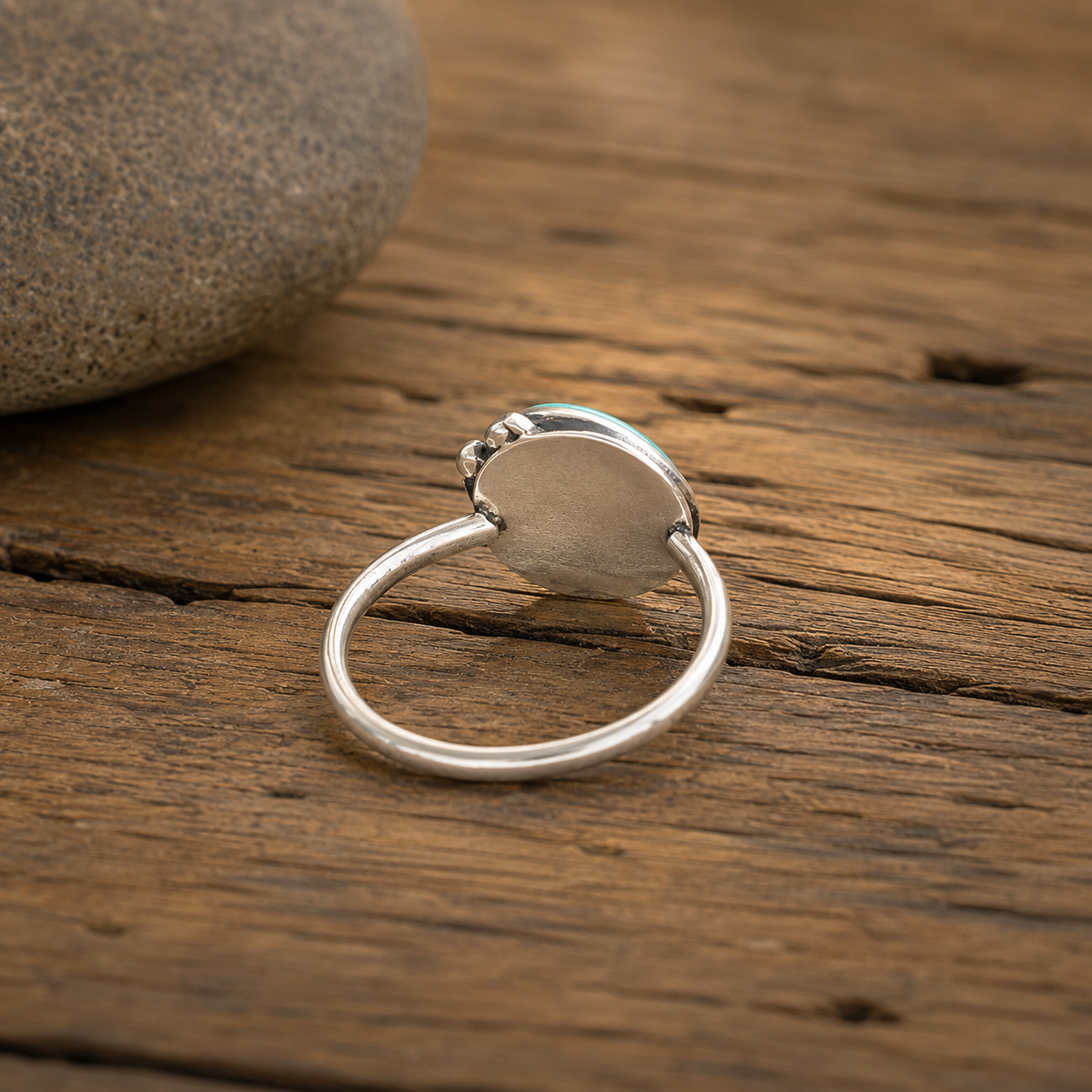 Handmade Royston Turquoise Sterling Silver Ring